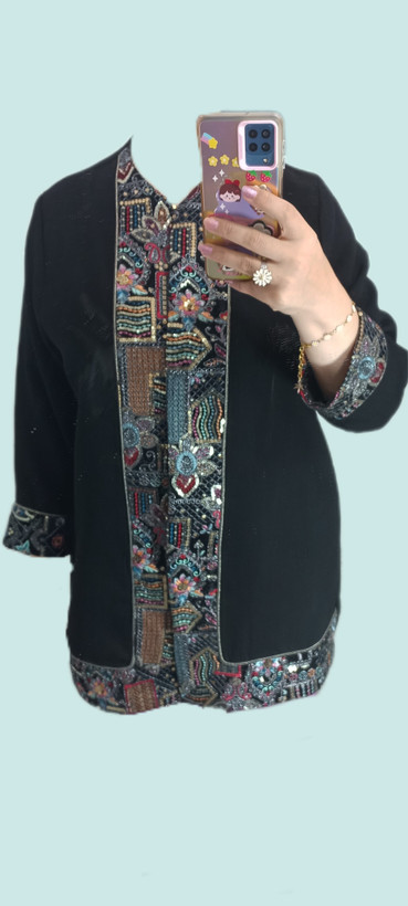 مانتو شانتون مجلسی زنانه (ارسال فوری)