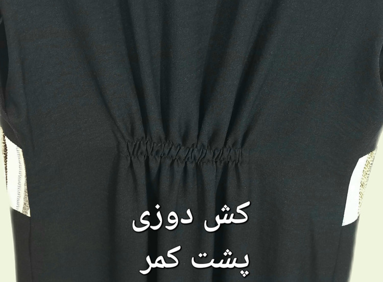 مانتو دو تیکه مشکی با کت(ارسال فوری)
